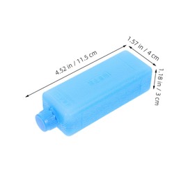 Kisangel 16pcs Reusable Ice Packs for Coolers Cold Freezer Packs for Lunch Boxes Picnic Camping and Fishing Strong Thermal Insulation Quick Freezing Freshness