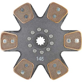 Speedway Motors Ace Mfg. 10-1/2 In Metallic Clutch Disc, Solid Hub, 1-1/8 In 10-Spline