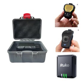 CHABAIYI Hard Case Compatible with DEWALT Wearable Bluetooth Speaker/noxgear 39g Wearable Waterproof Bluetooth Speaker, Wireless Portable Mini Speaker Storage Holder Bag (Gray)