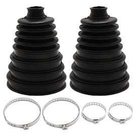 Hoypeyfiy 2Pcs CV Axle Boot Repair Kit, CV Joint Boot Kit, Replacement for Universal Constant Velocity Boot Set