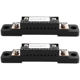 OTOTEC 2pcs 75MV FL-2C 30A Shunt 0.5% Measuring Resistor Current Measurement Shunt Amp Shunt Resistance Panel Meter Current Tester for Digital Ammeter
