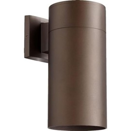 Quorum Lighting 721-86, Cylinders Wall Sconce Lighting, 1 Light, Oiled Bronze