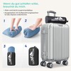 PEUJEW Travel Pillow Memory Foam Pillows, Camping Pillow-Compressible Medium Firm,