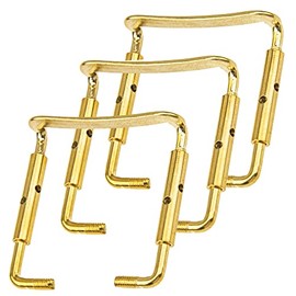 3Pcs Yootones 3/4 4/4 Violin Chin Rest Clamp Screws Compatible with Violin Replacement Parts DIY Fittings (Gold)
