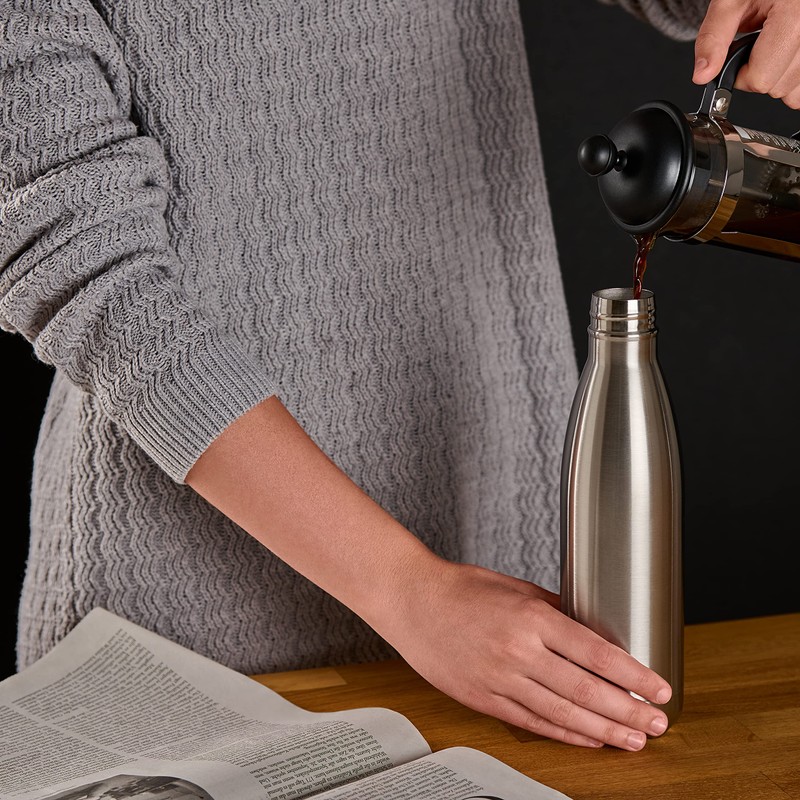 Blumtal® Charles Stainless Steel Drinking Bottle, Thermos Flask, 500 ml,