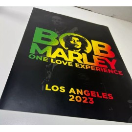 BOB MARLEY ONE LOVE EXPERIENCE LOS ANGELES 2023 POSTER 24X18 INCH NEW!!! LIMITED