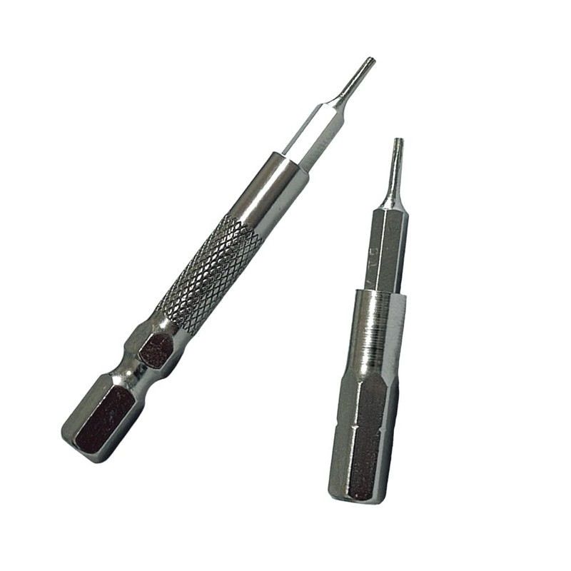 1/4 to 4mm Bit Adapter,2 Pieces 1/4 to 4mm Hex