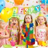 RoundFunny Number 5 Building Blocks Piñata 16.5 Inch Party Supplies