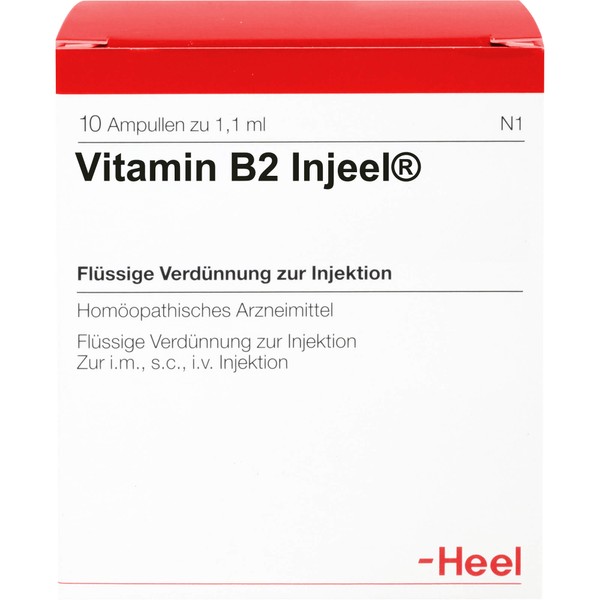 Heel Vitamin B2 Injeel Ampullen, 10 St. Ampullen