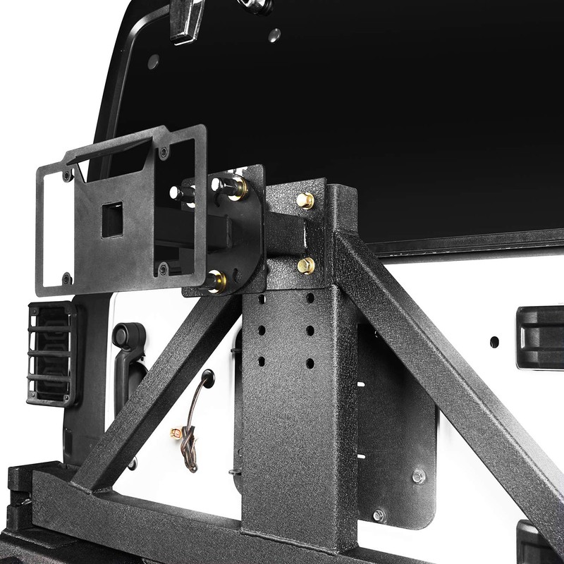 u-Box Wrangler Spare Tire License Plate Holder Bracket Mounting System