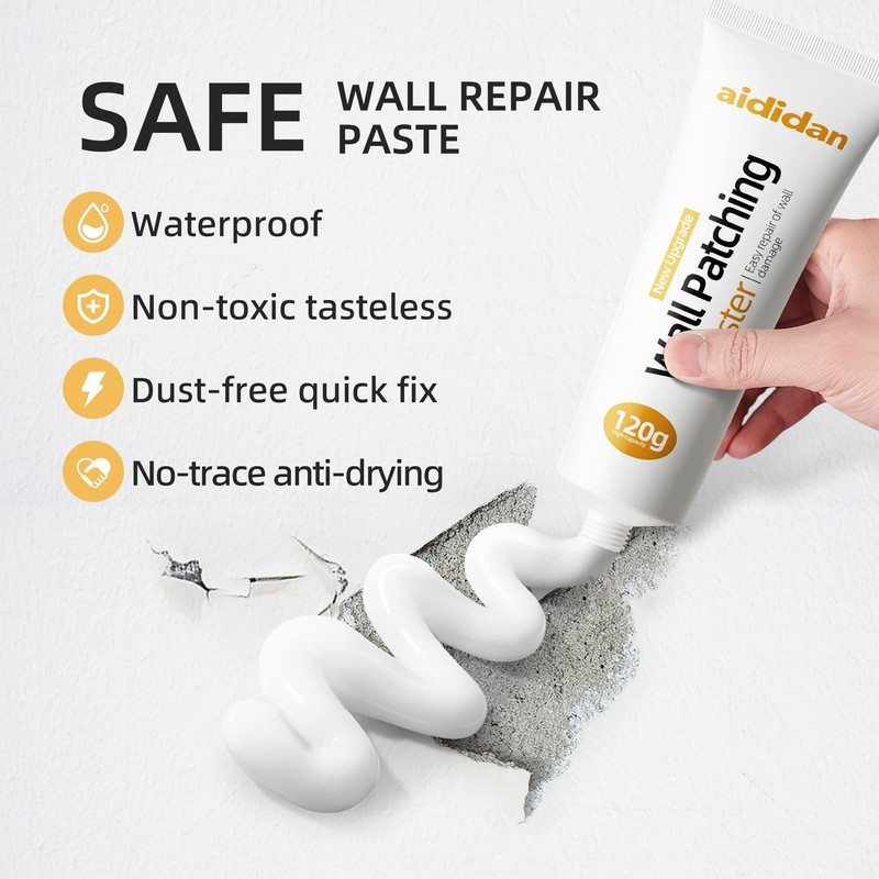 2pcs Drywall Repair Kit Hole Repair Patch Kits Wall Spackle
