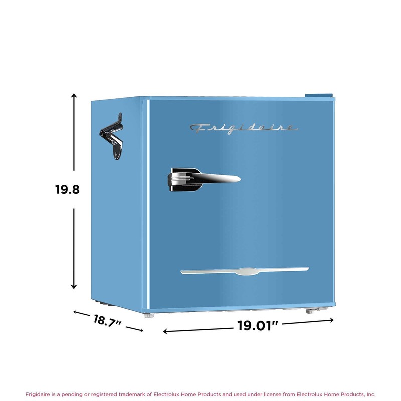 Frigidaire EFR176 Retro Compact Fridge with Chiller Mini Refrigerator with