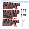 Tofficu 307pcs Electric Emery Polishing Circle Durable Emery Grinding Discs