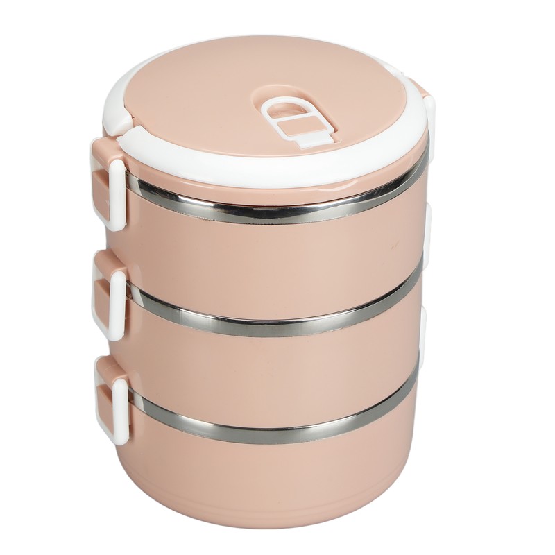 Portable 304 Stainless Steel Bento Lunch Box Thermal Cylinder Lunch