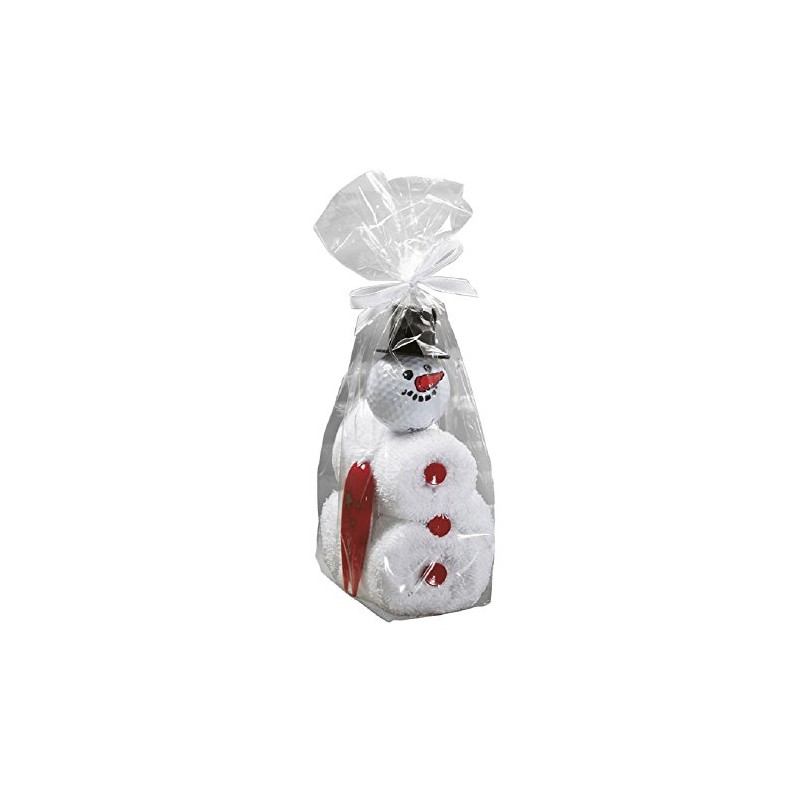 Golf Gift / Christmas Gift: Snowman with White Red Divot