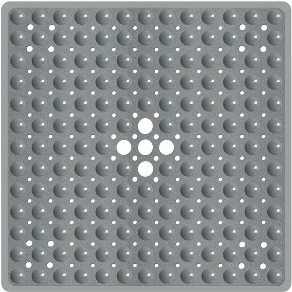 Square Shower Mat non slip Shower Floor Mat 21×21inch with