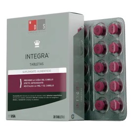 Ds Integra Suplemento Anti Caida Cabello 30 Tabletas Sin Sabor                                                                                        