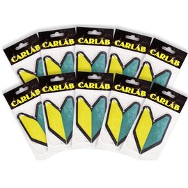 Gazoz Performance Car Air Freshener Tree 10 Pack Wakaba Japan Young Leaf Apple Scent JDM Non-Toxic