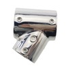 Pair Heavy Duty 316SS Boat Hand Rail Fitting- Polished 60