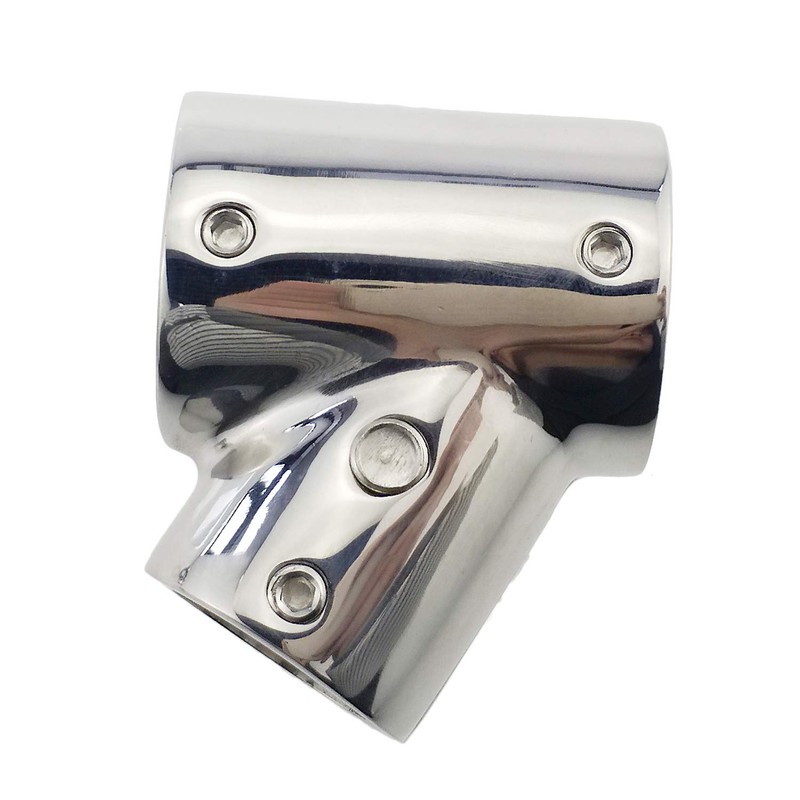 Pair Heavy Duty 316SS Boat Hand Rail Fitting- Polished 60