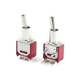 IIVVERR 2pcs Switching Light Toggle Switch 3 Terminals SP2T AC 250V 1.5A 120V 3A (2pcs Switching Light Toggle Switch 3 Terminales SP2T AC 250V 1.5A 120V 3A