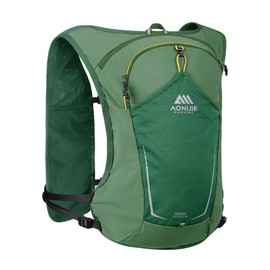 AONIJIE Running Hydration Vest Backpack 8L Bag Lightweight Vest for Trail Running Race Marathon (Green, One Size)