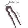 SGQTZDZQ French Twist Hair Pin ，6 PCS Matte French hair