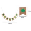 GOER St. Patrick's Day Irish Shamrock Garland Banner for St.