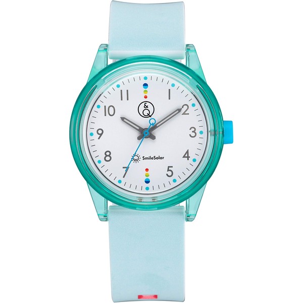 Citizen Q&Q RP26-008 Men's Analog Wristwatch, Smile Solar, Matching Style,