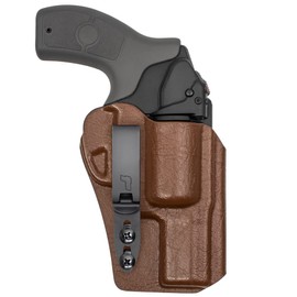 Tulster RATH IWB Kydex Revolver Holster fits: Smith & Wesson Bodyguard 1.9" .38 Special | Ambidextrous Inside The Waistband Appendix Concealed Carry