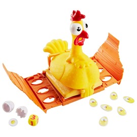 Mattel Games FRL48 - Gack, Gack! Fun chicken game suitable for 2-4 players, playing time approx. 15 minutes, for children from 5 years old