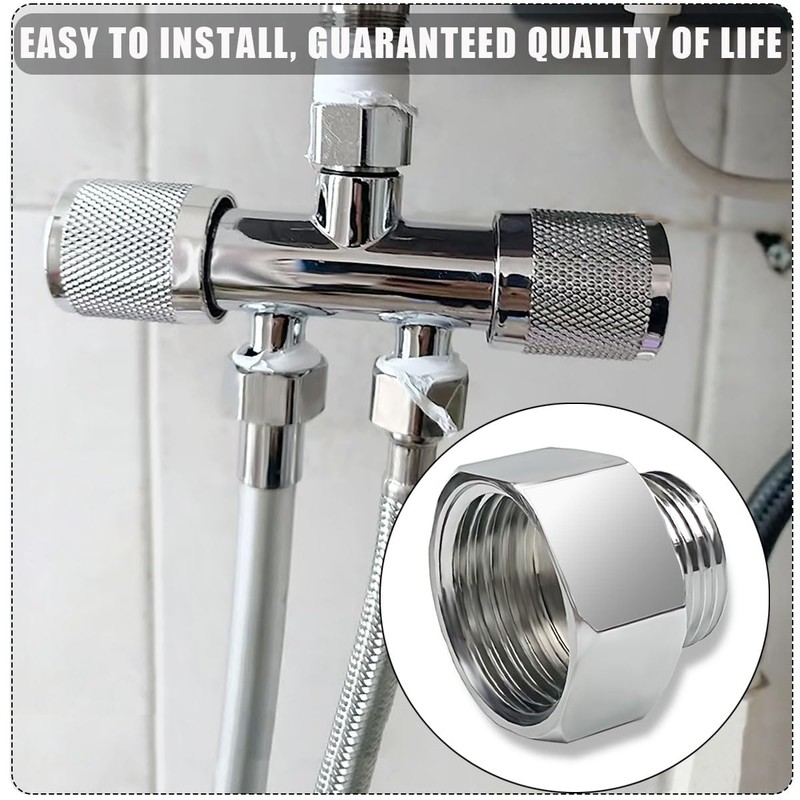 4 PCS Water Line Adapter, Pipe Fittings in 1/2" Female
