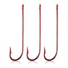 Dr.Fish 100 Pack Aberdeen Hooks Red Fishing Hooks Offset Extra