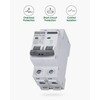 Chtaixi AC Miniature Circuit Breaker, 25 Amp 120V/240V 2 Pole
