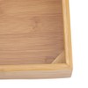 Mini Square Wooden Kongfu Tea Water Storage Serving Tray