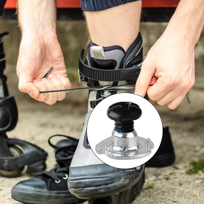 16pcs Snowboard Binding Screw Set, M4x7.5mm Snowboard Binding Hardware Metal