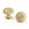 homdiy 10 Pack Gold Knobs Gold Drawer Knobs Brushed Brass