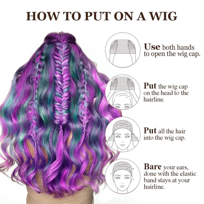 20Pack Brown and Light Brown Wig Caps Stretchy Nylon Stocking