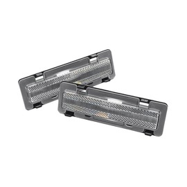 TOTMOX LED Front Fender Side Marker Light Solid Constant Lighting Amber Turn Signal Indicator Light Clear Lens Compatible with Chevy Camaro Compatible with Pontiac Firebird 1982-1992