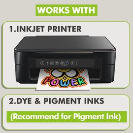 Koala Heat Transfer Paper for T-Shirts - 10 Sheets of Dark Fabric Iron-On Vinyl, 8.5"x11" Printable Heat Transfer Vinyl, Transfer Paper for Dark Fabric