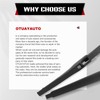 OTUAYAUTO Rear Wiper Back Arm Blade Set - Replacement for