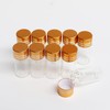 Luo House 10pcs 16x35mm Tiny Mini Small Clear Bottles Glass