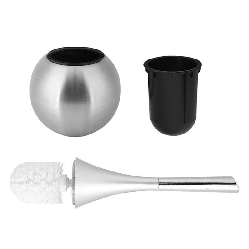 FTVOGUE-Escobilla para Inodoro con Base esférica, Kit de Accesorios para