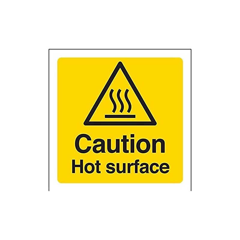 V Safety 62018AF-R Caution, Hot Surface Sign - Square -