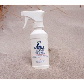 Gentell - Limpiador de heridas, botella de spray ajustable de 16 onzas, 1 unidad