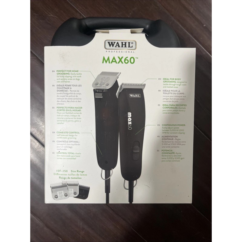 WAHL Professional Max60 Animal Clipper - No blade