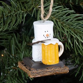 Smores Original Beer Mug Christmas Ornament