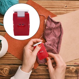 YXQ Knitting Row Counter Plastic Crochet Stitch Craft Needle Marking Tool, Red