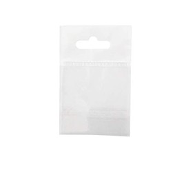888 Display - 200 Bags of Ultra Clear Treat, Bakery, Candle, soap, Cookie Bags w/Adhesive Seal (2" x 2" - 200 Count, Ultra Clear w/Hanging Header)