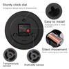 Vigorwise Wall Clock, Sweep Silent Movement Accurate Clocks with Temperature